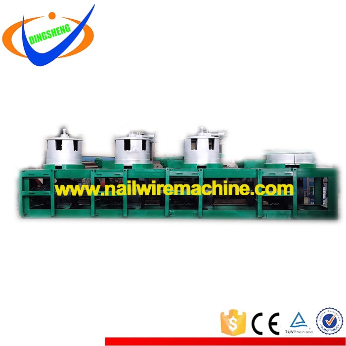 Fast Speed Straight Line Multi Drums Steel Wire Drawing Machine